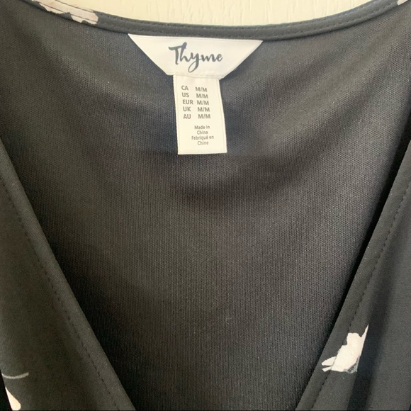 Thyme Maternity Floral Midi Dress - Picture 11 of 13